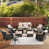 Brown Frame/Beige Cushion