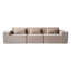 Canapé modulaire rembourré 3 pièces Berrysburg-129163566-129163567