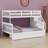 Stairway  Bunk Bed With Drawer, Storage And Guard Rail For Bedroom, Dorm, For Adults-1279282057