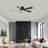 Karlena 52" ABS Blades Modern Indoor Ceiling Fan with Light and Remote Control 3 Color Dimmable 6 Speed Reversible DC Motor Timer Memory-48267737