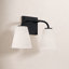 Crete 2 Light Frosted Dimmable Vanity Light