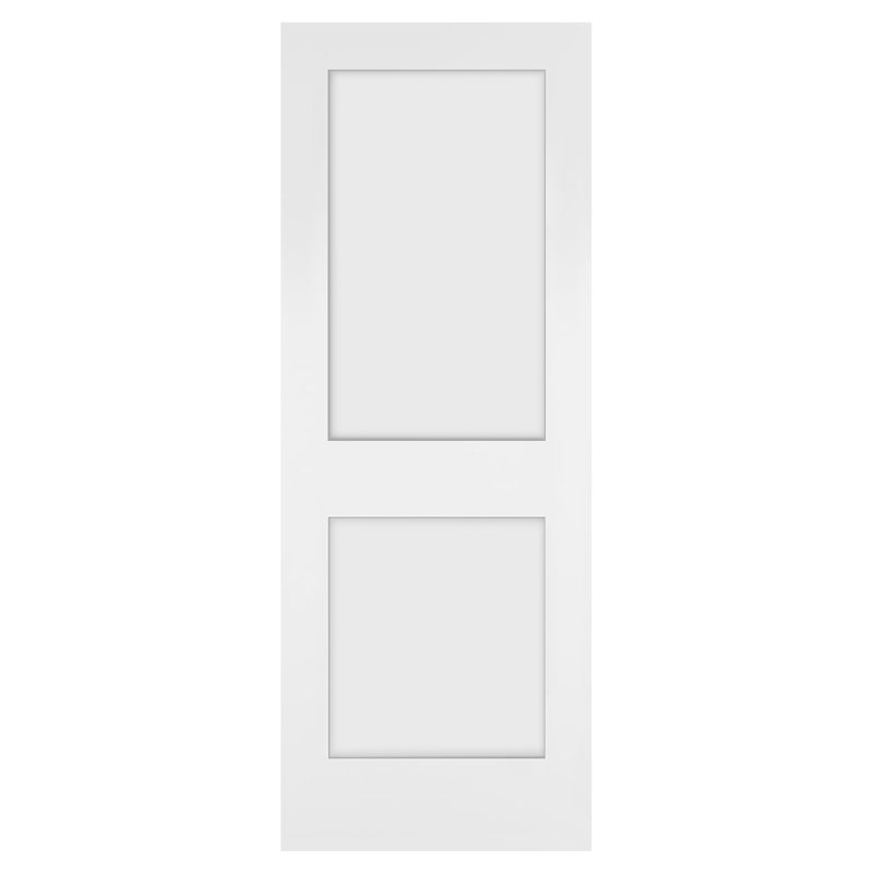 Panneau de porte moulé blanc 80 po X 80 po + 3/8 po 2 panneaux centraux