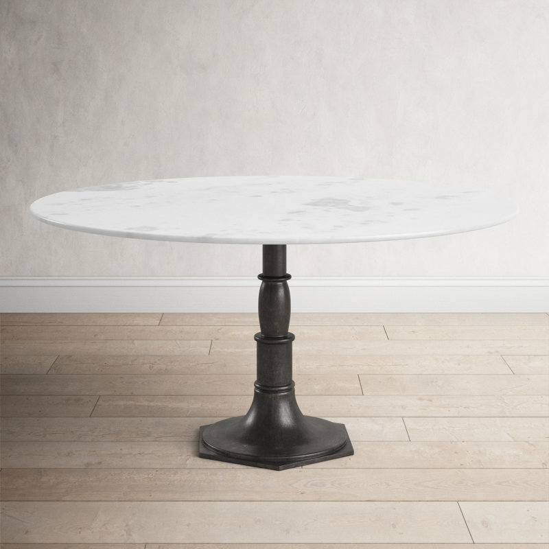 Mickley 60'' Round Marble Dining Table