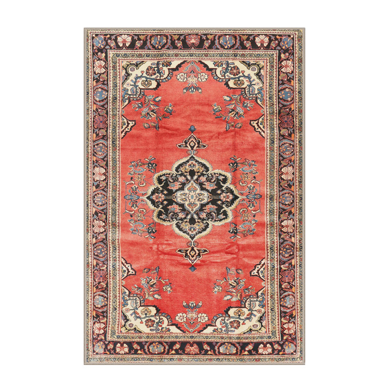Emyr Oriental Indoor Rug, Rectangle 2' x 5'