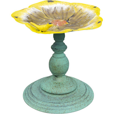 Gini Metal Single Tier Birdbath