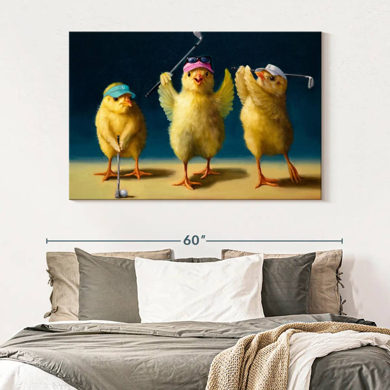 Yoga Chicks Golf Chicks, 34" H x 51" W