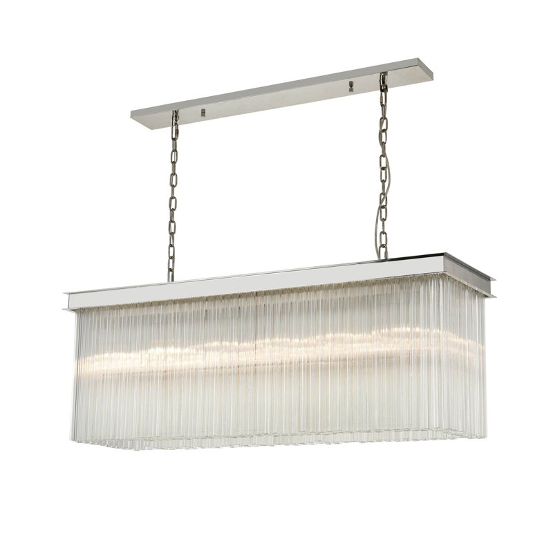 Lumineer 20 - Light Chandelier, Silver