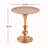 Small Round Gold End Table