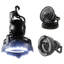 Lanterne de camping portable 2 en 1 à DEL avec ventilateur Wakeman