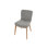 Annie Upholstered Dining Chair with Wooden Legs