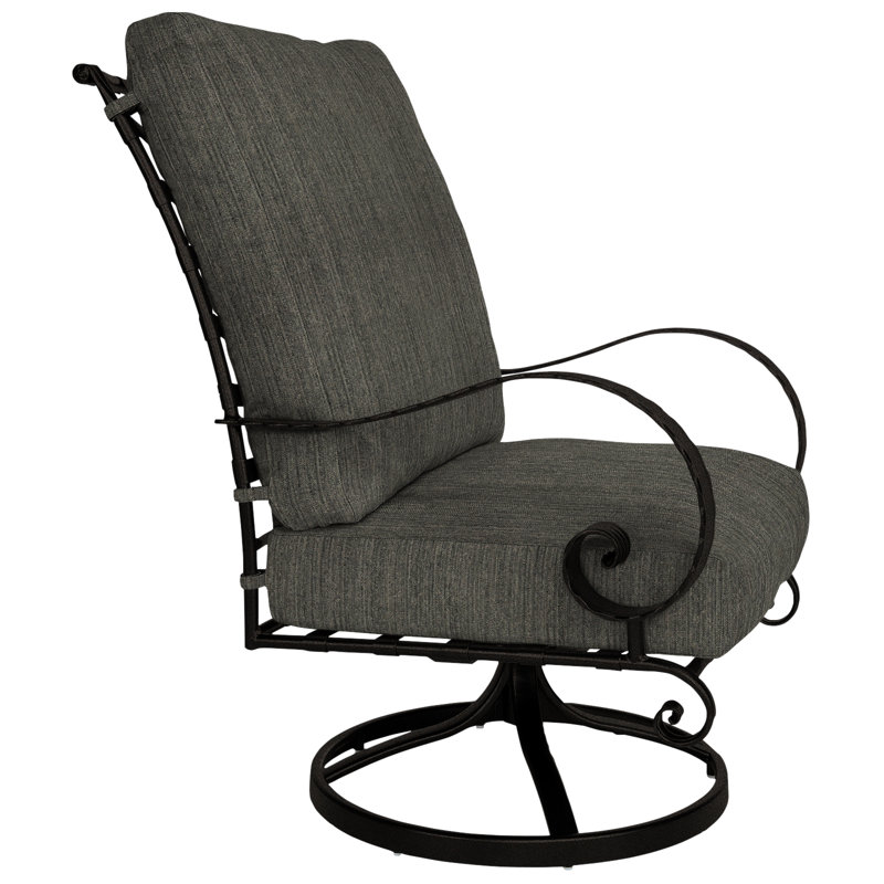 Classico Outdoor Rocker Chair, Carbon Black, Adena Shale