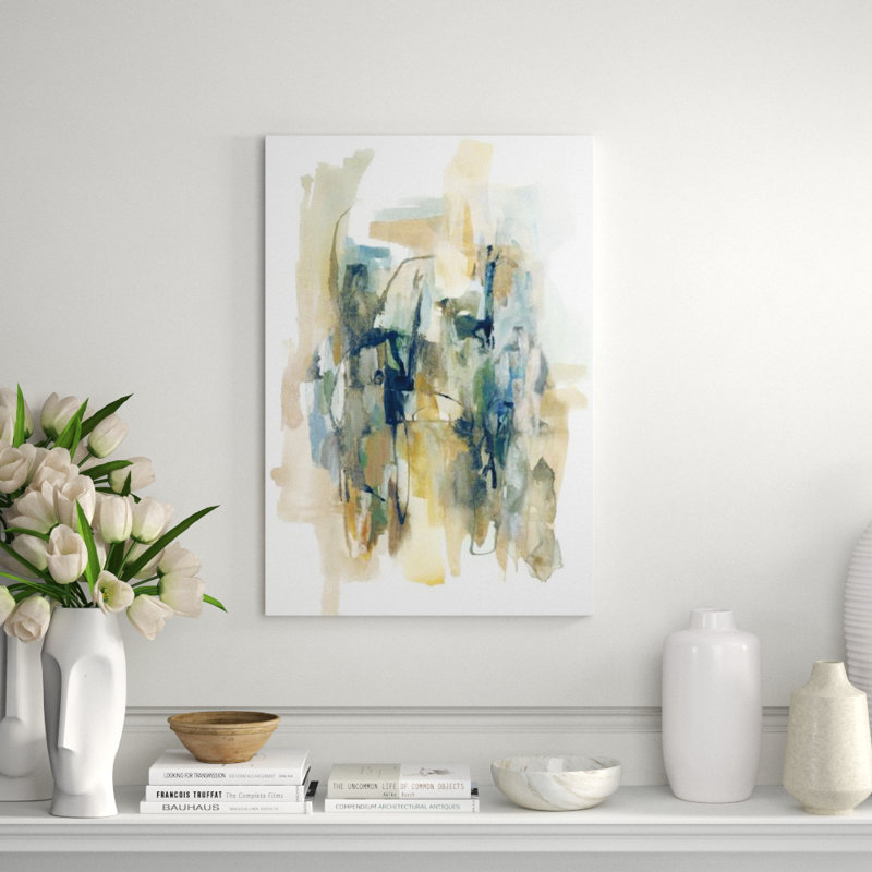 Natural Spread II Painting by Sonia Noir, Image Brush Gel, 44" H x 30" W