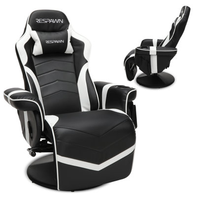 Fauteuil inclinable de jeu avec repose-pieds et support lombaire RESPAWN 900