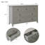 Commode 7 tiroirs en bois massif