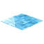 Carreau de mosaïque en verre poli Jayla l 11,81 po x L 11,81 po-61901547