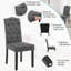Alera 49cm H Linen Upholstered Parsons Chair-337903139