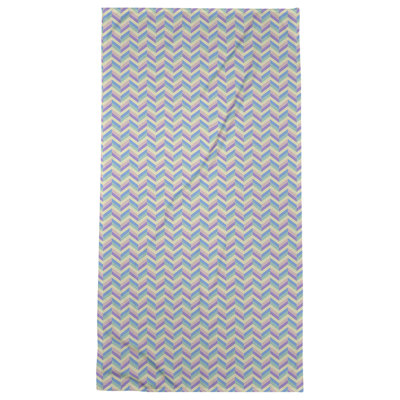 Serviette de plage à chevrons
