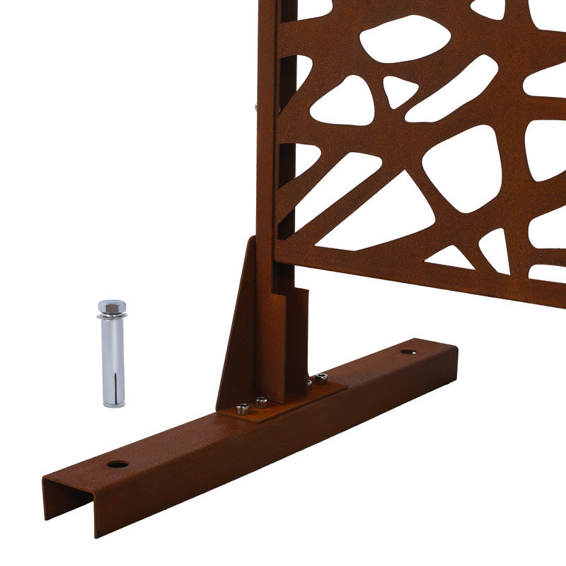 Écran d'intimité pour l'extérieur et l'intérieur , Brun
