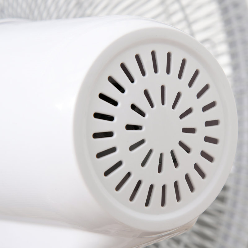 Homcom 54.33'' Oscillating Standing Fan, White