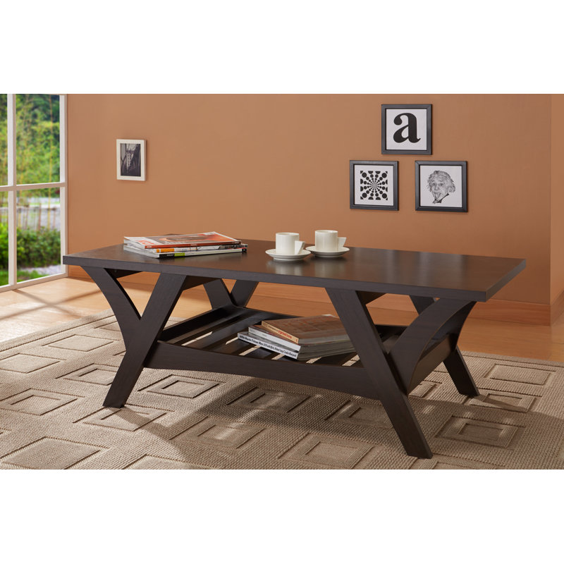 Four Leg Coffee Table with Storage