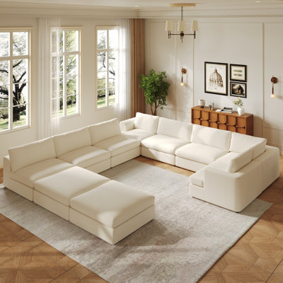 Akshata Upholstered Sectional Reversible