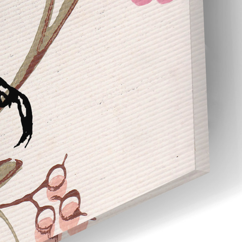 "Coccinelle, papier peint carré" par Dean Russo, H 12 po x l 12 po x P 0,13 po