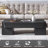 48''W Coffee Table with Storage Drawer, Square Wood Coffee Table for Living Room-1457484081