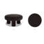 Repose-pieds Circa en velours brun ganache