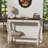 39.4" W Console Table with Storage Shelf and Distinctive Leg Design-1862979502-1776798795