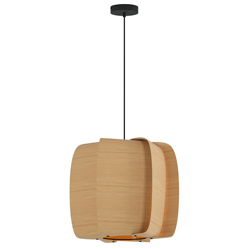 Luminaire suspendu 21,25 po Alba, Cendré