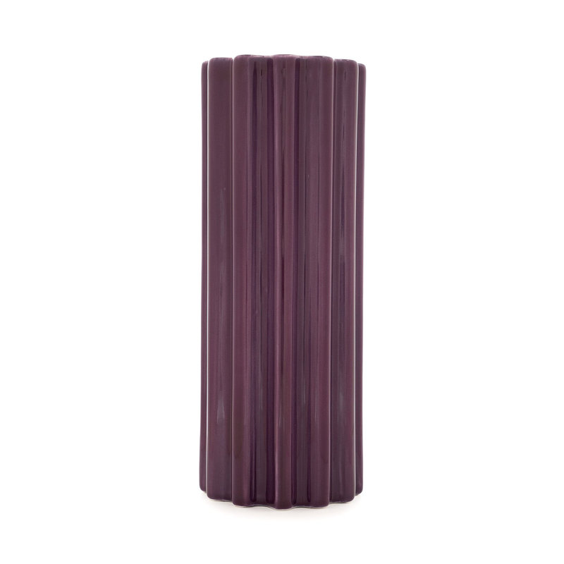 Vase en céramique Churro 0101, Mauve