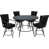 Cadre gris / coussin noir