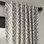 Panneau de rideau simple obscurcissant en coton à motif géométrique de style contemporain Rami-28124424-28124428
