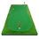 YUNIC Tapis de pratique de golf de 10 pi x 5 pi vert - 20 mm pour l'entraînement de golf professionnel intérieur et extérieur