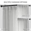Clem Heavy Faux Linen Light Filtering Curtains For Bedroom & Living Room Curtains - Single Panel Drapes-157748822-157748821