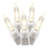 Single Mold Italian LED Christmas Light Set White Wire-118851607