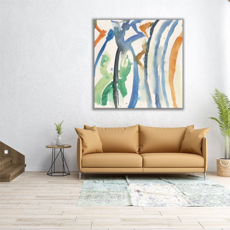 Carreau espagnol I - reproduction d'art sur toile, H 20 po x l 20 po
