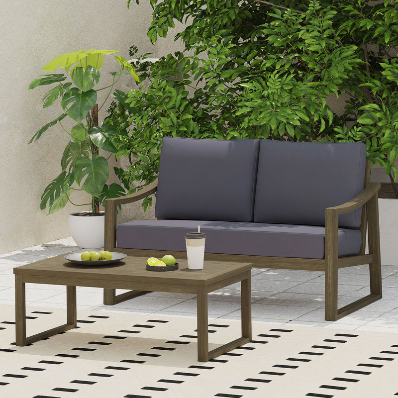 Table basse et causeuse