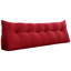 Lit à dossier assis en velours côtelé confortable, tête de lit, coussin de lecture, dossier triangulaire, compression-99222249-99222254