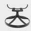 5-Piece All-Weather Cast Aluminum Dining Set, Include 4 Swivel Chairs and Rectangular Table With Black Frame (same sku:W1710S00452)