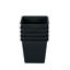 5" Square Nursery Plant Pot - Garden Plastic Pots With Drainage (5-Pack)-420705073