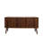 Tv Stand For Living Area, 1 Storage Slot & 3 Shelves, Wood Composite, 50 - 59 Inch Accommodation, Walnut Gleam Hue-1340476604