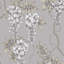 Zen Floral Metallic Wallpaper Double Roll-1884634352