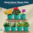 Aqua 6-Inch Plant Pots with Drainage & Saucers 24 Pack, Indoor & Outdoor Planters for Houseplants, Herbs, and Flowers, Durable & Weatherproof Material, Stackable, Lightweight, Minimalist Design-32088685