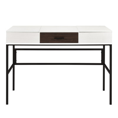 Bureau d'écriture époustouflant avec tiroir polyvalent, noir / superbe fonctionnalité