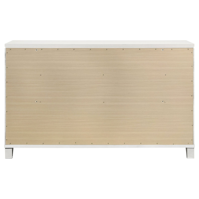 Commode blanche à 9 tiroirs