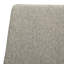 Chaise d'appoint rembourrée Saddle en gris clair