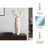 Curved Glass Vase Neutral Drip Finish, Multi-1362985918-1362985917