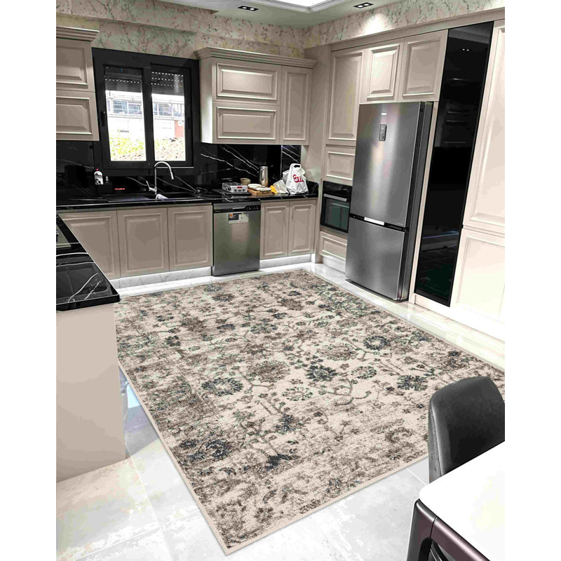 Goudy RUG DESIGN 9903 - Beige, Runner 2'8" x 7'11"