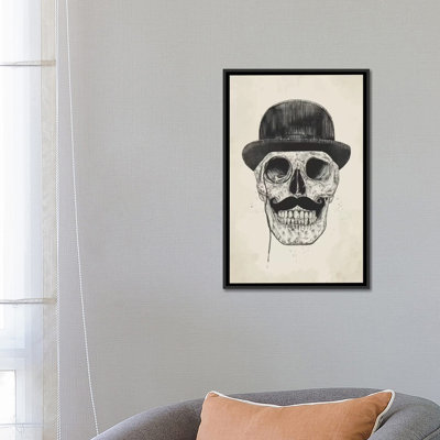 « gentlemen’s never die » par balazs solti, reproduction d’art sur toile tendue